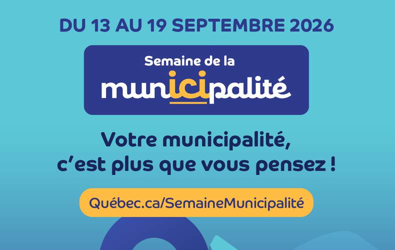 C'est la Semaine de la municipalité!