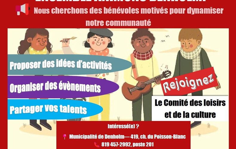 Comité des loisirs et de la culture.