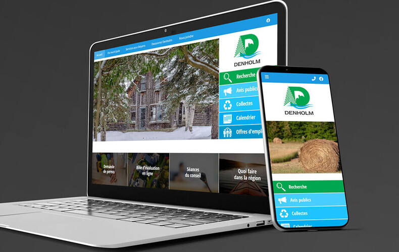 Nouveau site Web pour la municipalité